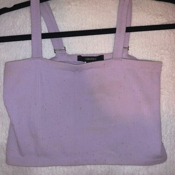 Cropped ribbed Tank Top - Picture 1 of 2